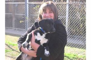Lucy on her adoption day. Dec. 27, 2006.