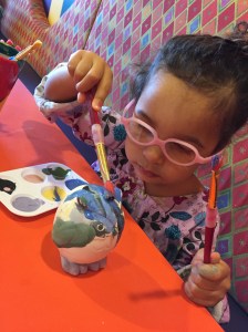 Seeing is helpful when doing painting projects. 