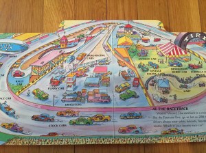 His favorite is the Formula One racer, which hits 200mph.